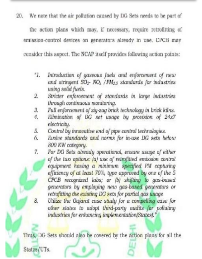 National Green Tribunal Order